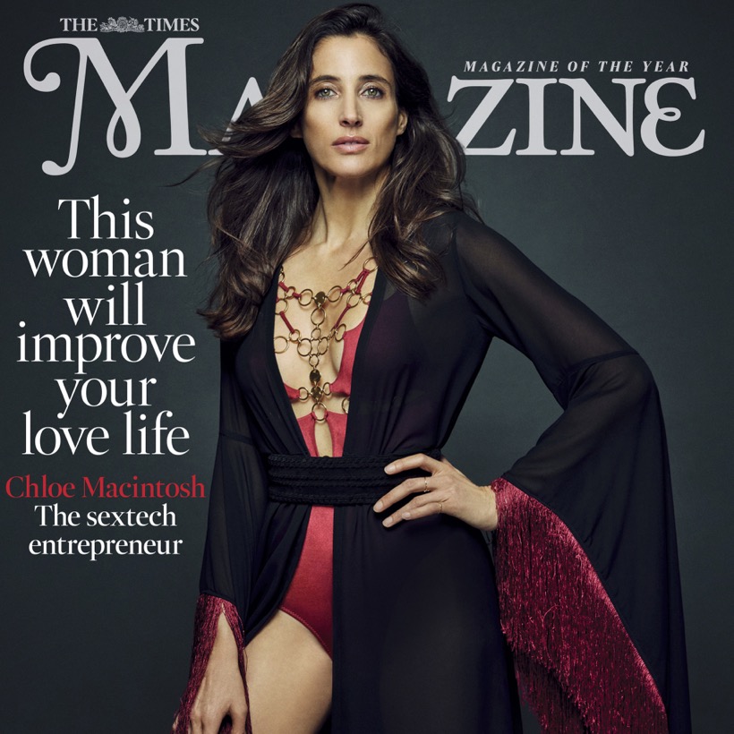Chloé Macintosh on the cover of The Times Magazine